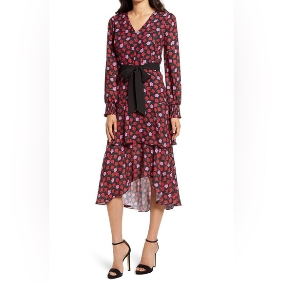 Sam Edelman Poppy Print Dress Size 4 - Picture 1 of 13
